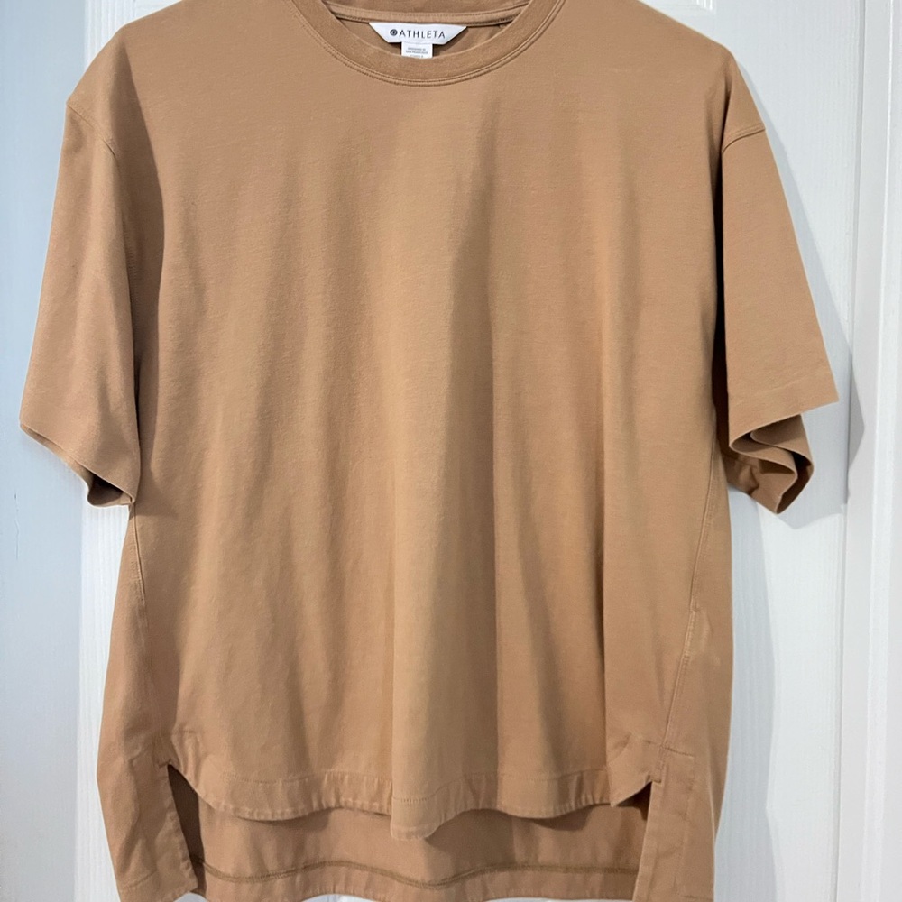 Athleta Classic Tan Tee